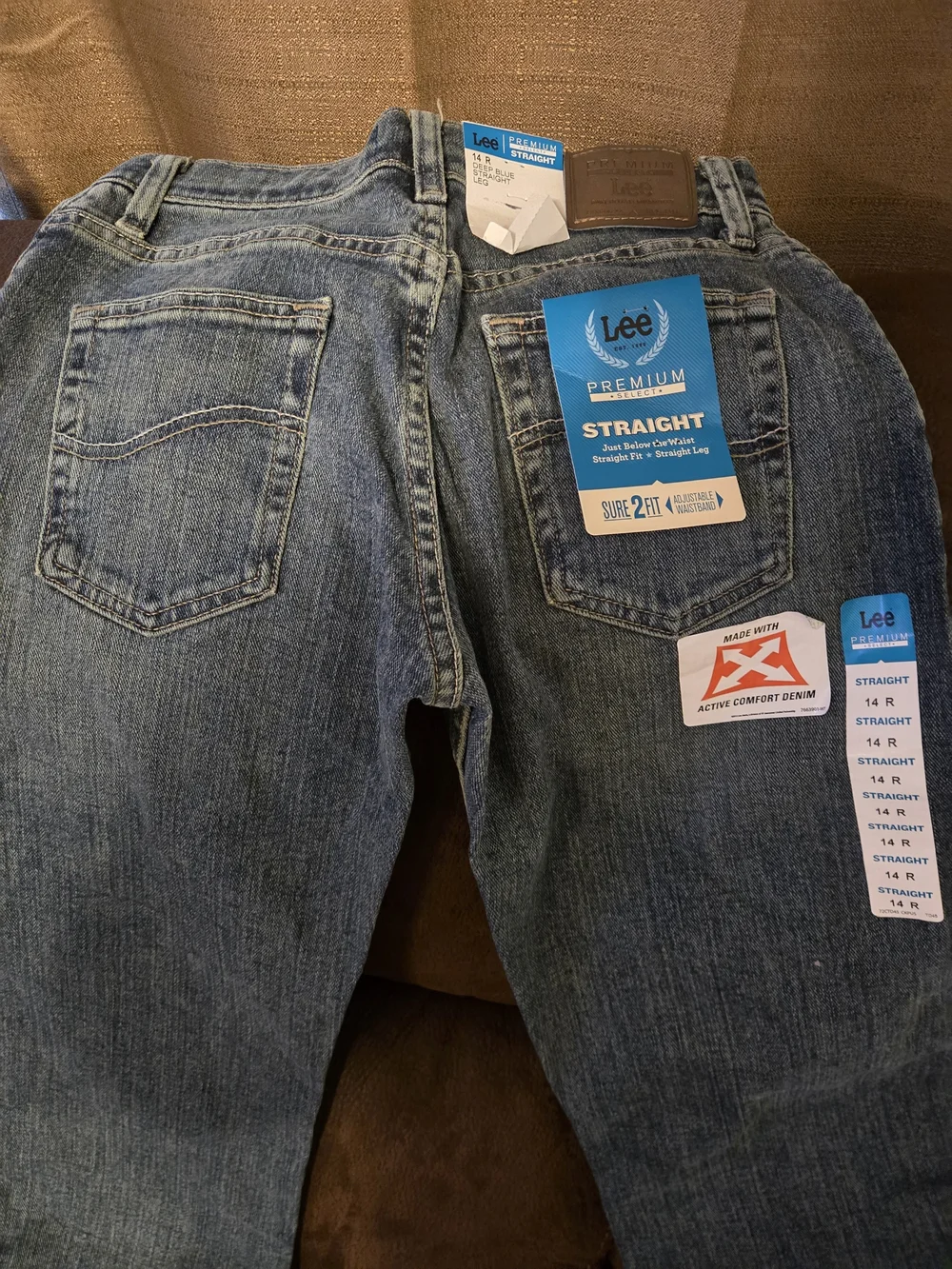 Lee & OshKosh Straight Leg Kids Jeans Duo - Blue Denim